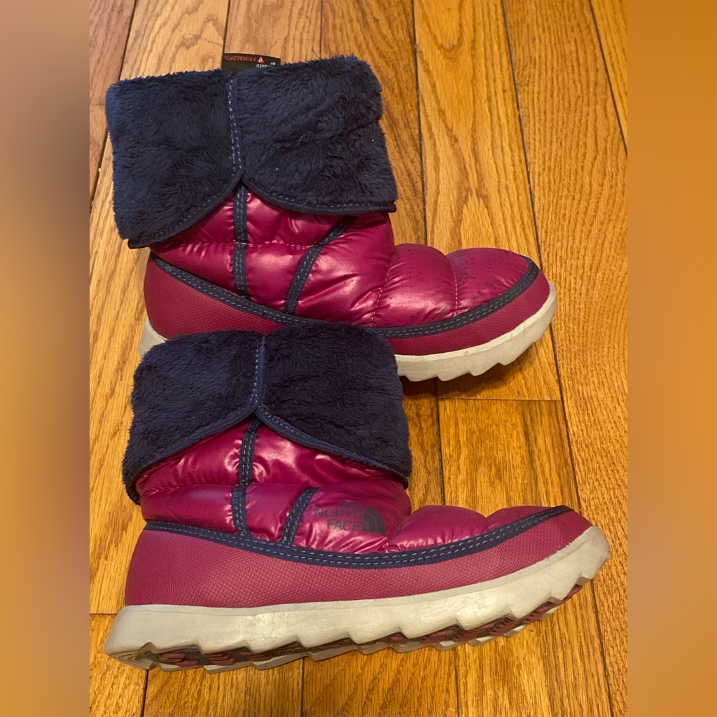 The North Face Thermoball Utility Mid Boots Pink Purple Women's Size 7
